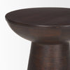 Mercana Novell Accent Table side of top view 