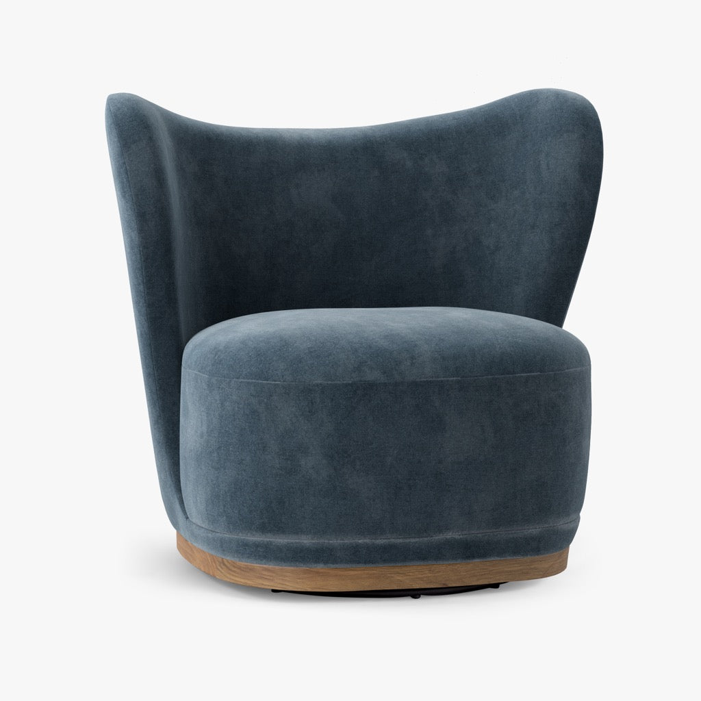 Co.House Designs Odell Swivel Chair angled view 