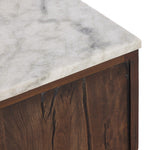 Odette Nightstand White Statuario Marble Tabletop Thickness Four Hands