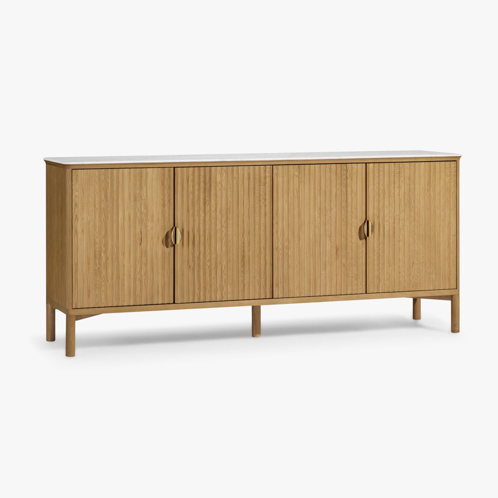 Co.House Designs Olive 4-door Buffet angled view 