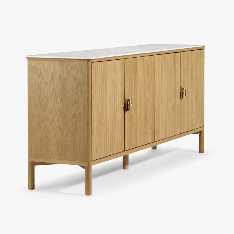 Co.House Designs Olive 4-door Buffet angled side view 