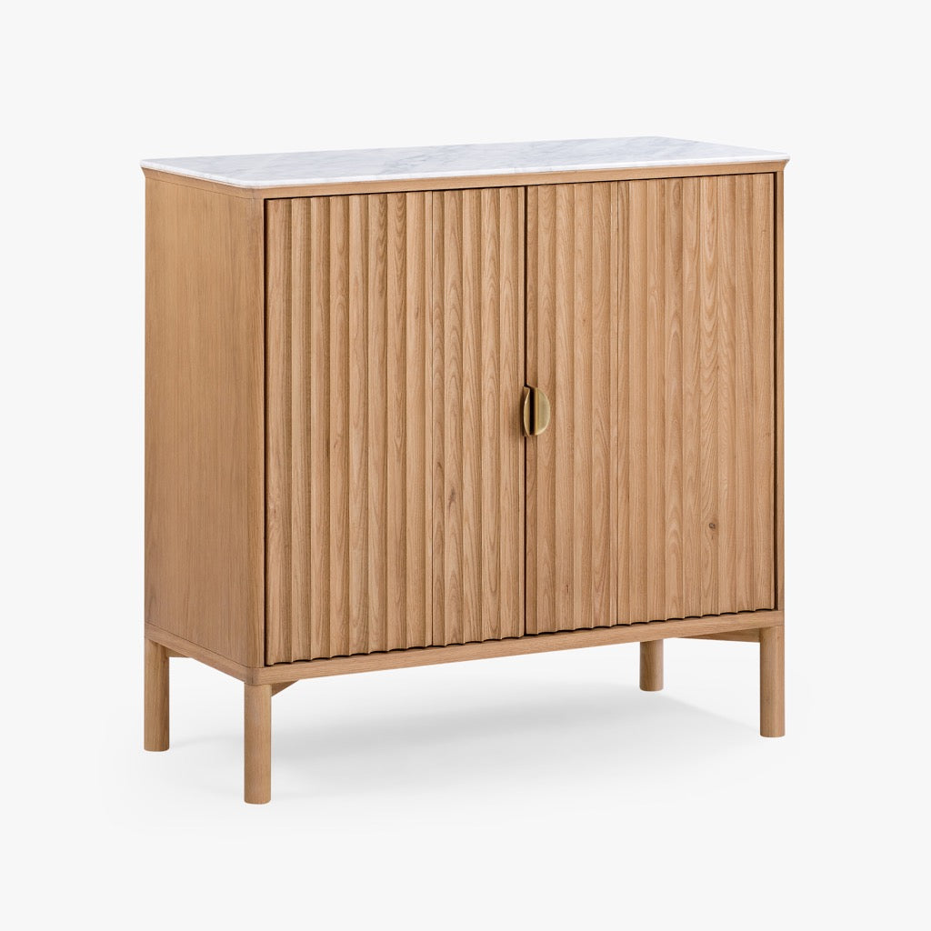 Co.House Designs Olive Reeded Cabinet - Natural – Artesanos Design ...