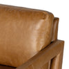 Olson Swivel Chair Sonoma Butterscotch Top Grain Leather Armrest Four Hands