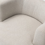 Olvera Chair Crete Pebble Seat Cushion Angled Four Hands