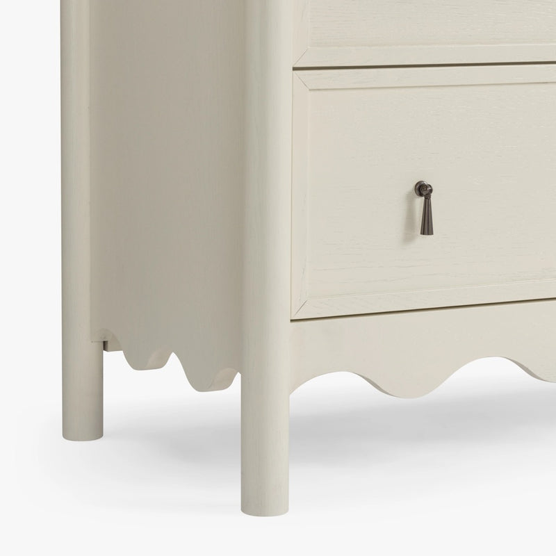 cream and oak dresser Cream & Walnut 6-Drawer Dresser - Bed Bath & Beyond