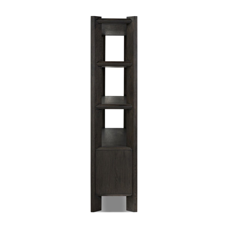 Four Hands Orwin Wide Bookshelf side view