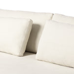 Four Hands Ostend Outdoor Slipcover Sofa 96" back pillow view 