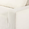 Ostend Outdoor Slipcover Sofa 96" 241068-001 squared arm view 