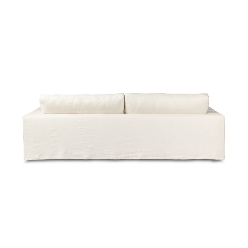 Four Hands Ostend Outdoor Slipcover Sofa 96" back view 