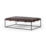 Oxford Small Coffee Table Havana Angled View Four Hands