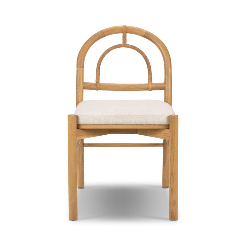 Pace Oak Dining Chair Front Facing View 224454-007