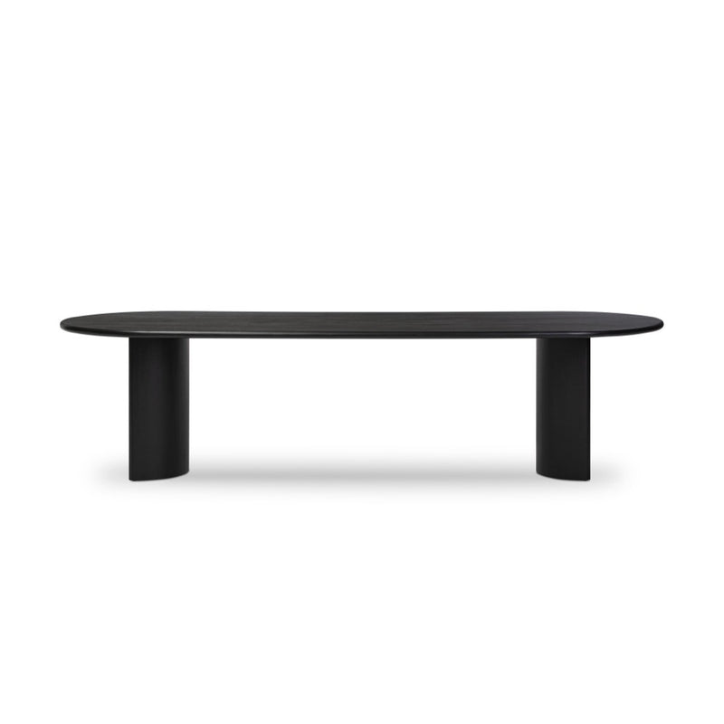 Paden Dining Table - Aged Black Acacia