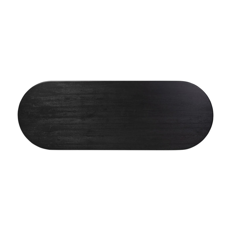 Paden Dining Table - Aged Black Acacia