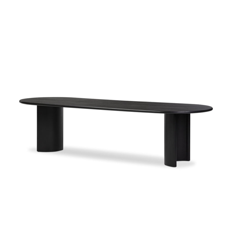 Paden Dining Table - Aged Black Acacia
