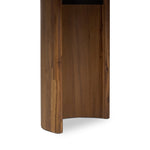 Paden Dining Table 242354-006 crescent shaped leg 