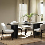 Paden Dining Table - Aged Black Acacia