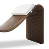 Paige Outdoor Woven Chaise Natural Woven Angled Backrest Four Hands