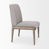 Mercana Palisade Armless Dining Chair angled side view 