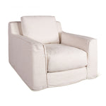 HTD Palladium Swivel Accent Chair angled view 