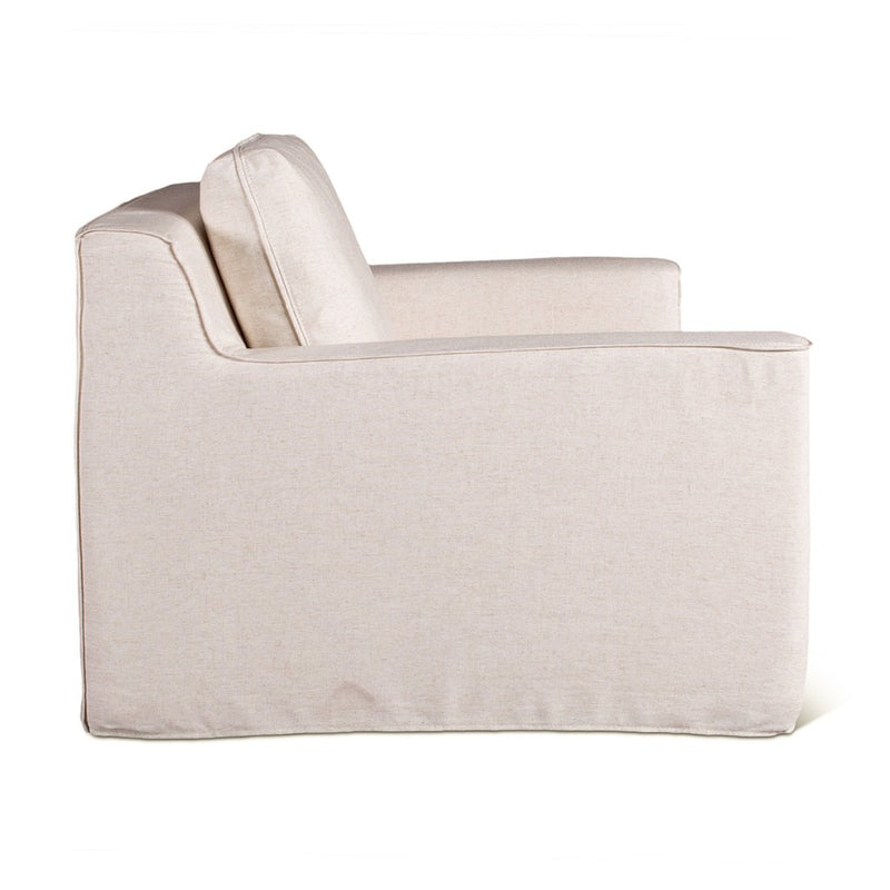 HTD Palladium Swivel Accent Chair side view 