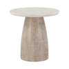HTD Palm Springs Round Side Table front view 