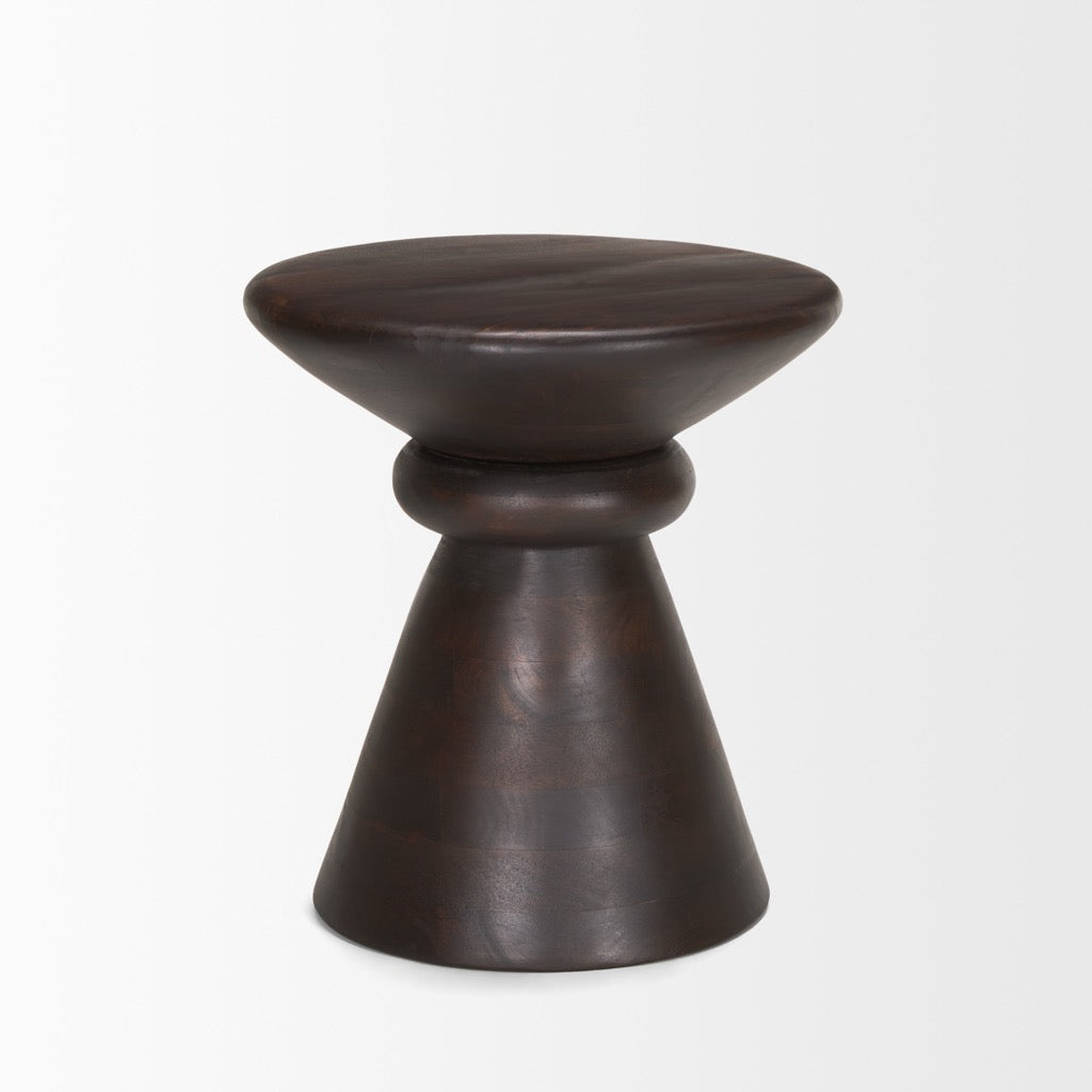 Mercana Palmera Accent Table angled view 