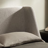 Four Hands Paloma Bed Sattley Fog Headboard Staged View