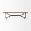 Mercana Papillion Dining Bench front view 