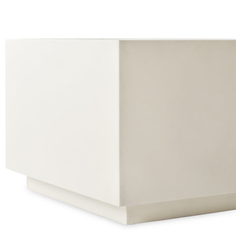 Parish Concrete Cube White Concrete Straight Edge 107702-003
