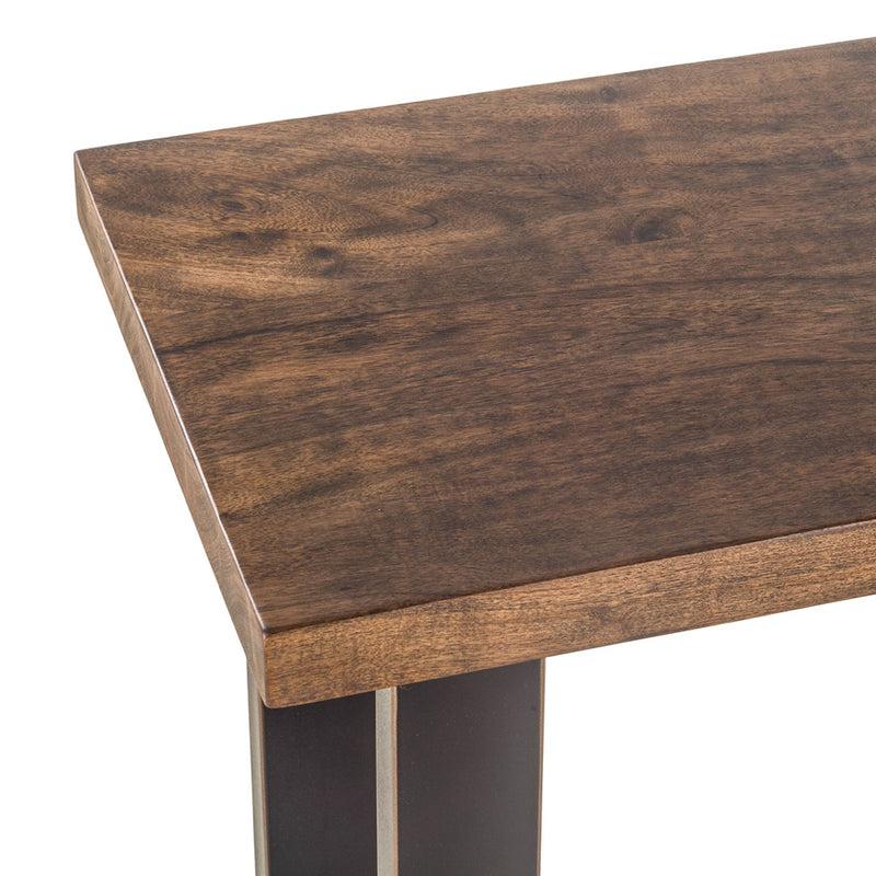 Paso Robles Console Table  FPR-SBC70TB top corner view 