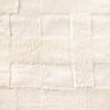 Patchwork Shearling 5' x 8' Rug Cream Shorn Sheepskin Pattern Detail 232263-004