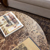 Four Hands Pavlo Coffee Table staged round edge 