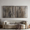 Penumbra Diptych by Matera Staged View in Living Room Four Hands