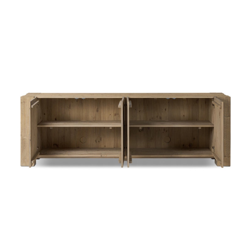 Perot Sideboard 245832-002 interior shelf open door view