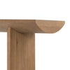 Pickford Console Table 230091-001 half moon shape of top 
