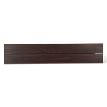 HTD Piedmont Bench Coffee Bean Top View FPD-BN79CB