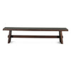 Piedmont Bench Coffee Bean Front Facing View HTD