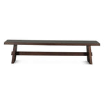 Piedmont Bench Coffee Bean Front Facing View HTD