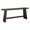 HTD Piedmont Console Table angled view 