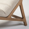 Mercana Pierre Lounge Chaise wooden frame view 