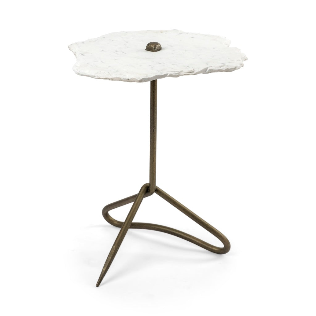 Mercana Pinera Accent Table angled view 