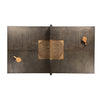 Ping Pong Table Natural Brown Guanacaste Top View 234228-002
