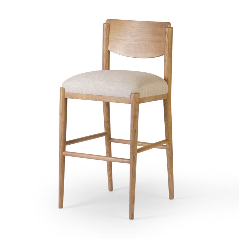 Piran Stool 245605-003 angled bar stool view 