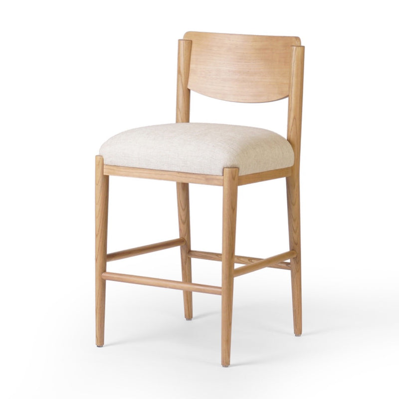 Four Hands Piran Stool angled view 