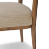 Four Hands Piran Dining Chair seat and leg view 
