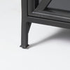 Mercana Poppy Sideboard Black Metal Iron Legs 50524