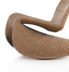 Portia Outdoor Rocking Chair Vintage Natural Side Base Detail Four Hands