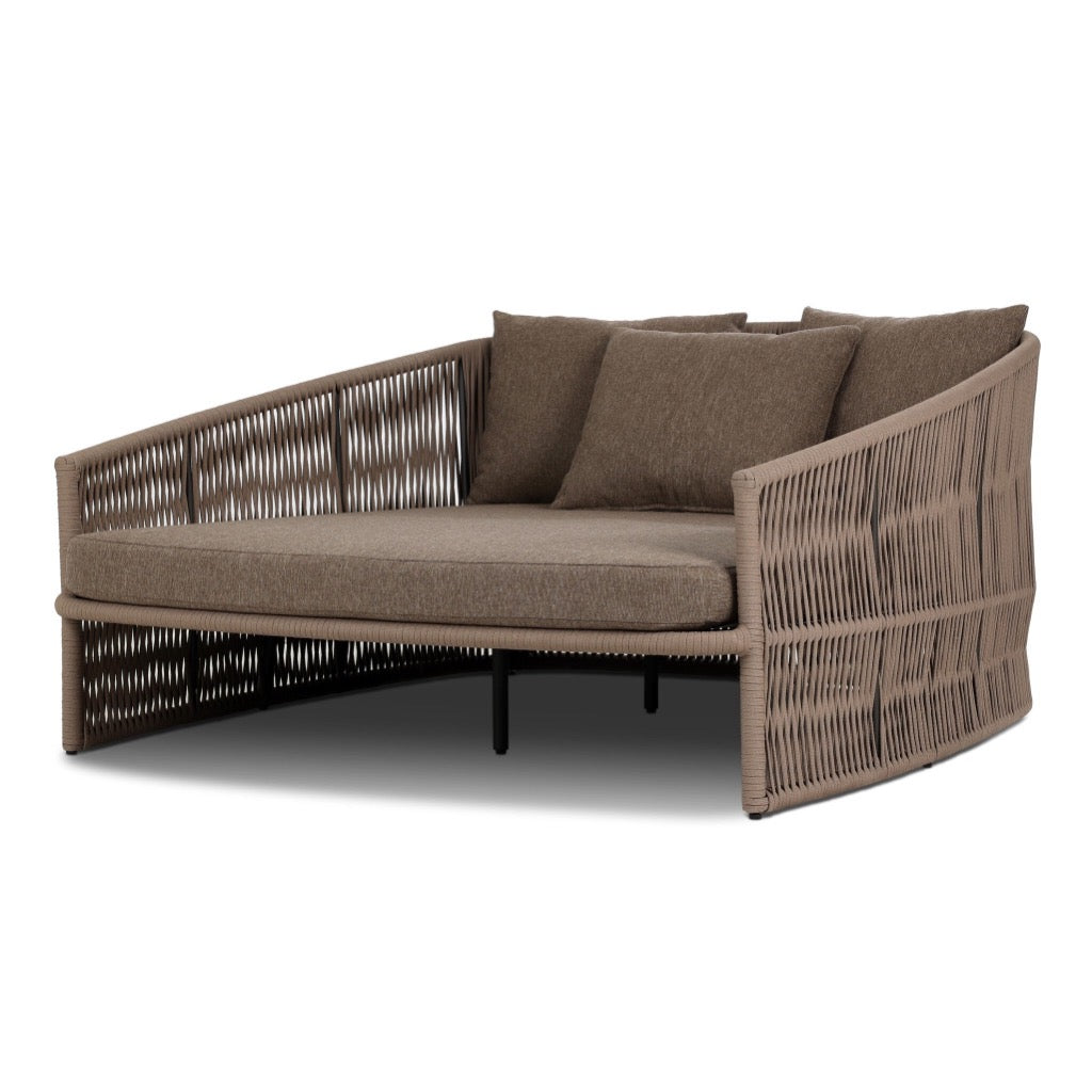 Four Hands Porto Outdoor Daybed angled view