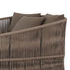 Porto Outdoor Daybed 227910-003 khaki rope side