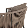 Four Hands Porto Outdoor Dining Chair back of chair 